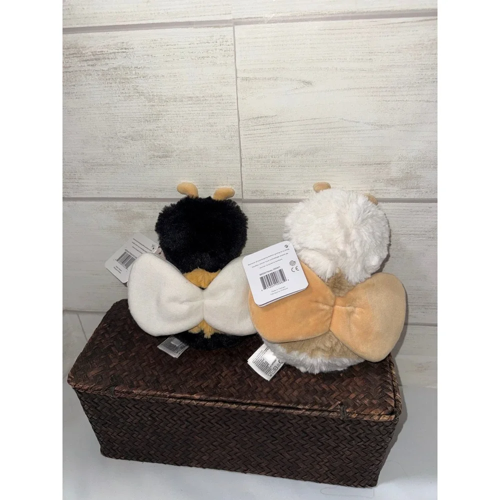 Slumberkins Bee Kin Plush‎ Set Together We Shine Honey Bumblebee NWT 2 Pack